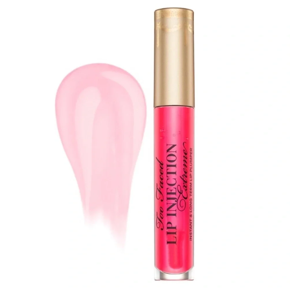Too Faced Lip Injection Extreme Gloss - Pink Punch - New in Box